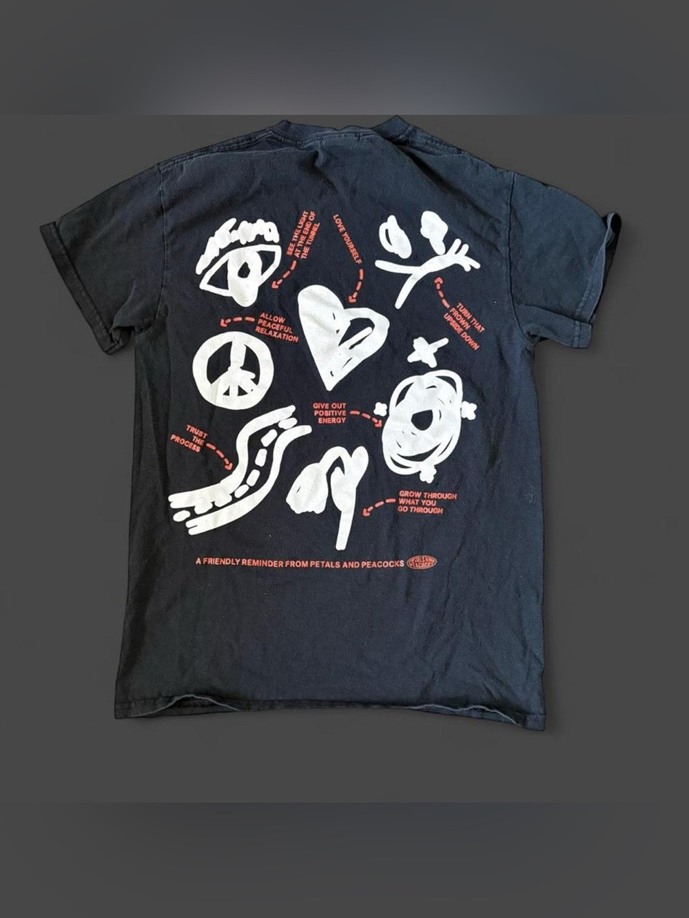 Trust The Process black cotton t-shirt #skater #y2k - Picture 2 of 7